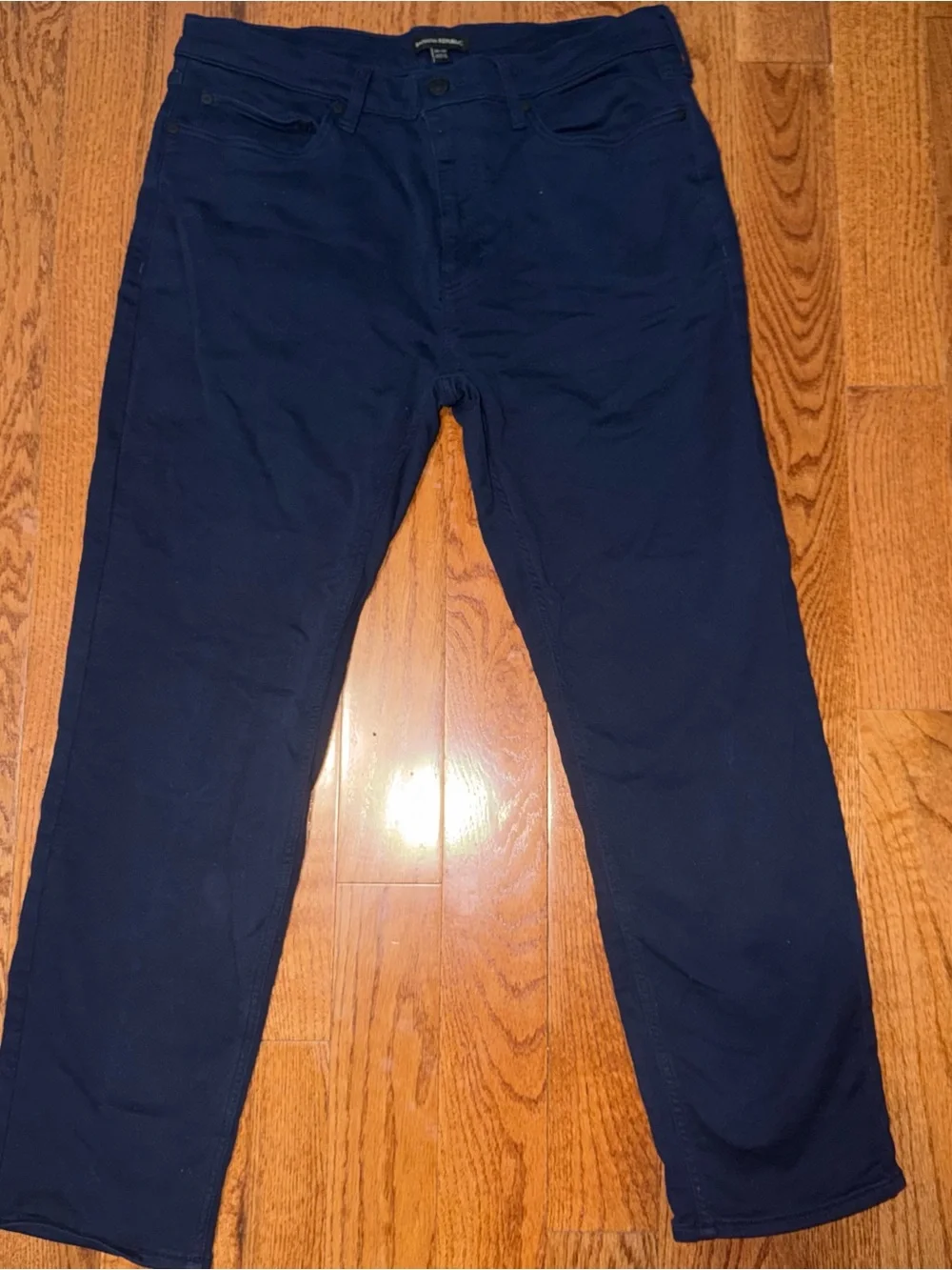 Banana Republic Slim Straight Jeans in Navy